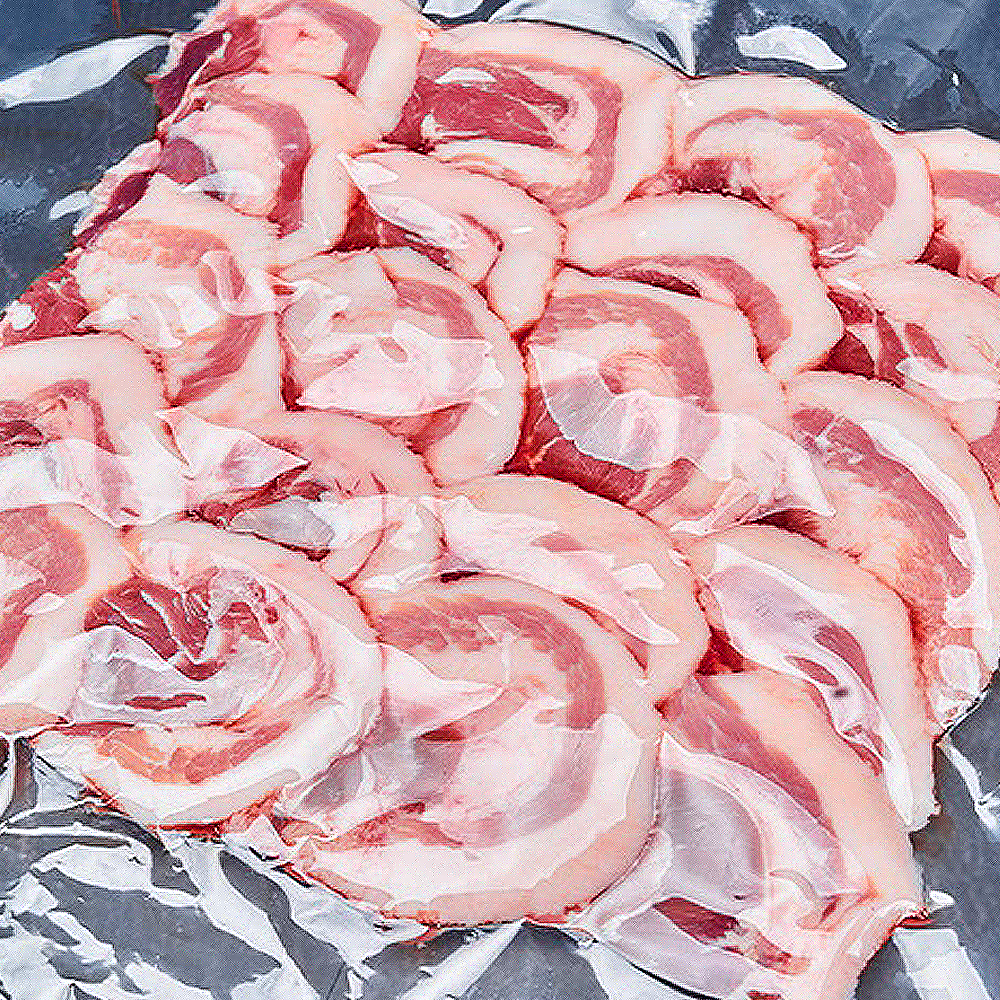 돼지고기 한돈 뽈항정 두항정 고소한 뒷고기 특수부위 뽈항정살 500g : 더맛있는밥상
