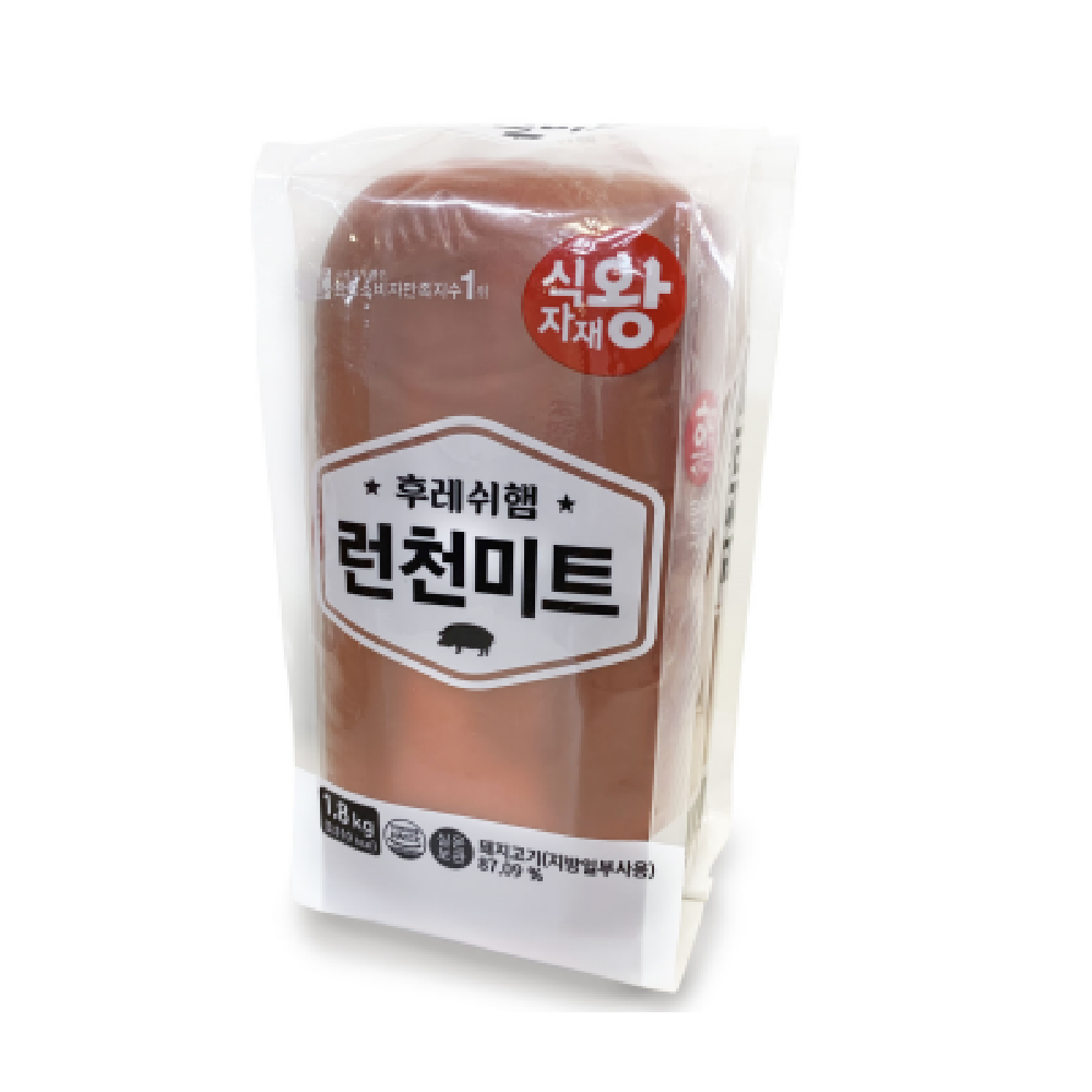 식자재왕 후레쉬햄 런천미트 1.8kg : FOOD파트너스