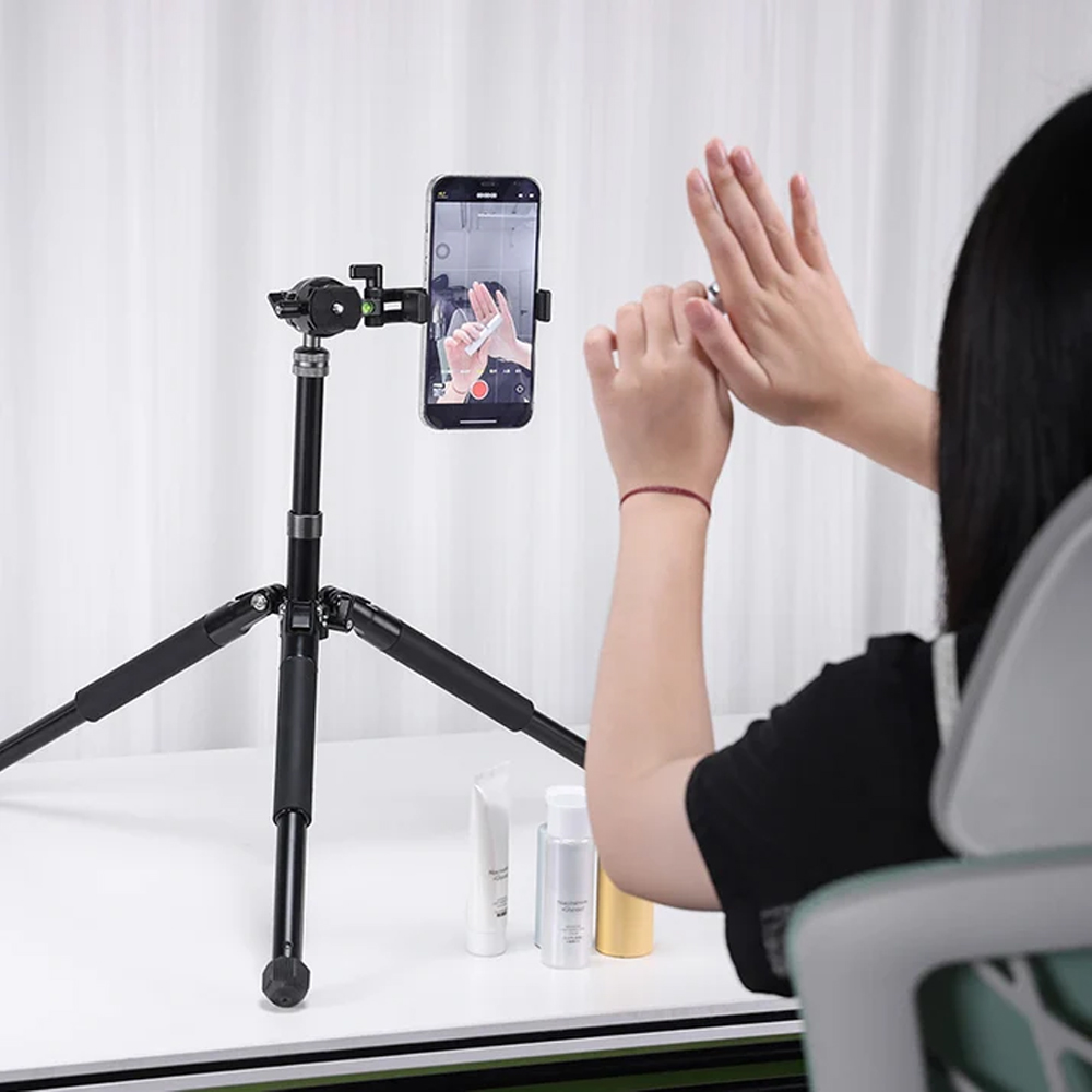 울란지 MT-63 알루미늄 포터블 휴대용 미니 셀카봉 삼각대 / T028GBB1 : 유아이템
