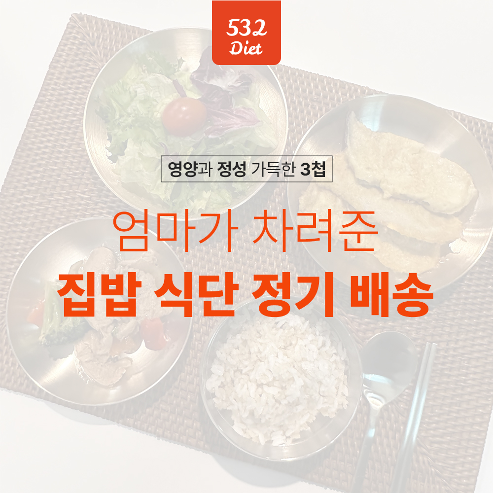 [입맛대로 식단 선택] 수제 반찬 정기배송 배달 매일 다른 저염 저당 도시락 : 엄마 밥상