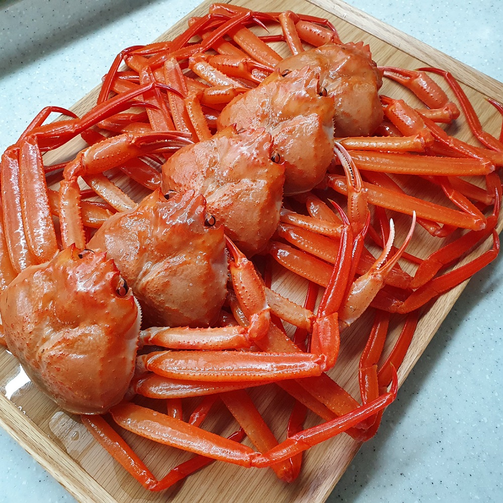 싱싱한 큰 붉은대게 고급홍게 달달해요 산지직송 : 해수푸드