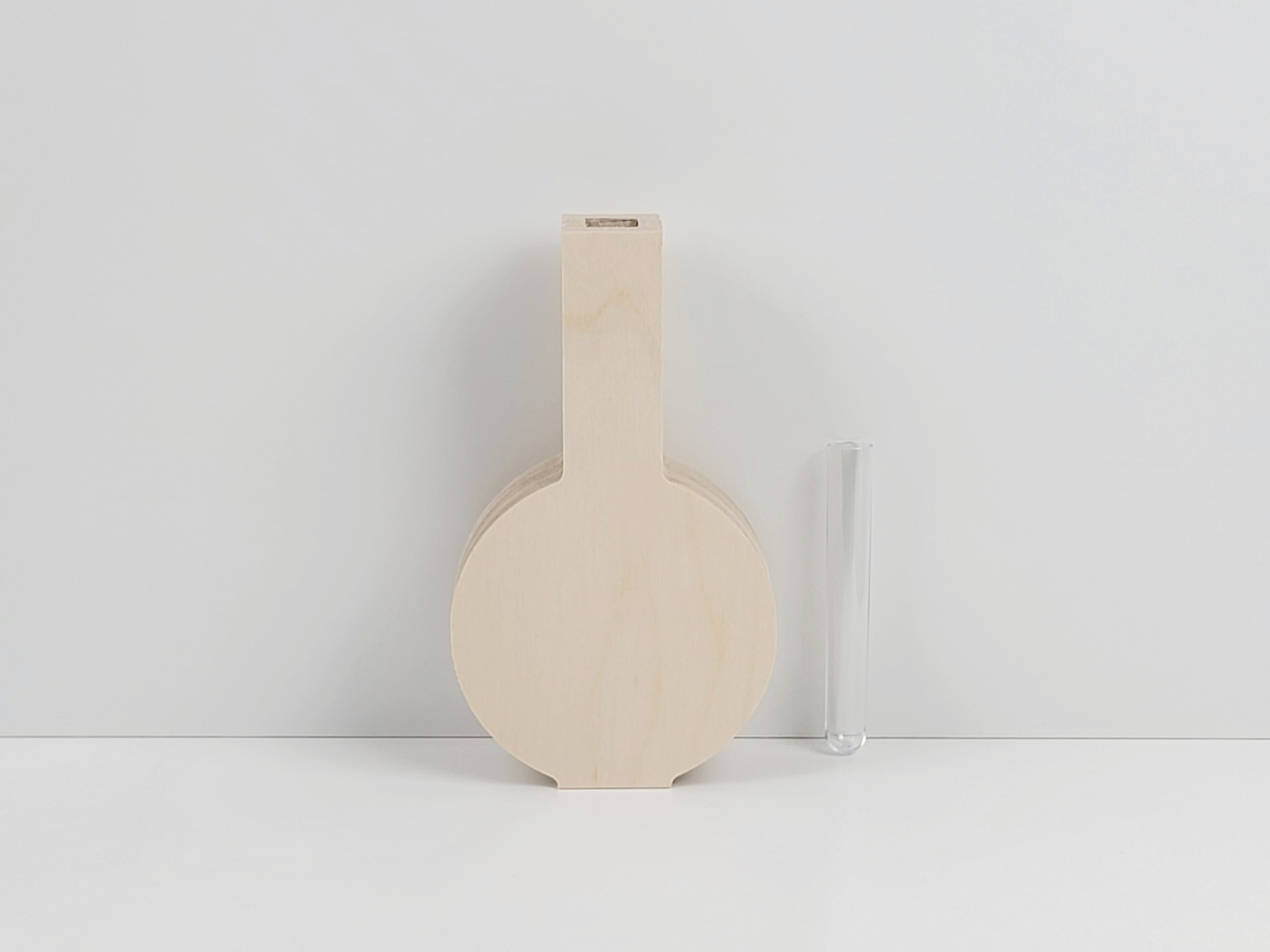 꽃병 꽃화병 목공 diy 가구 키트 반제품 자작합판 : 우드앤유 목공방