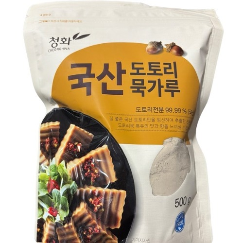 청화농산 도토리묵가루 500g : dagomall