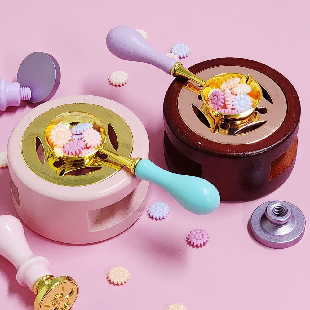 실링 거치대 홀더 왁스 스푼 화로 받침대 멜팅 엽서장식 : 피보커머스