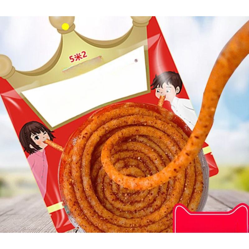 왕홍 라타아오 마라맛 간식 중국식품 : 핑크봉지