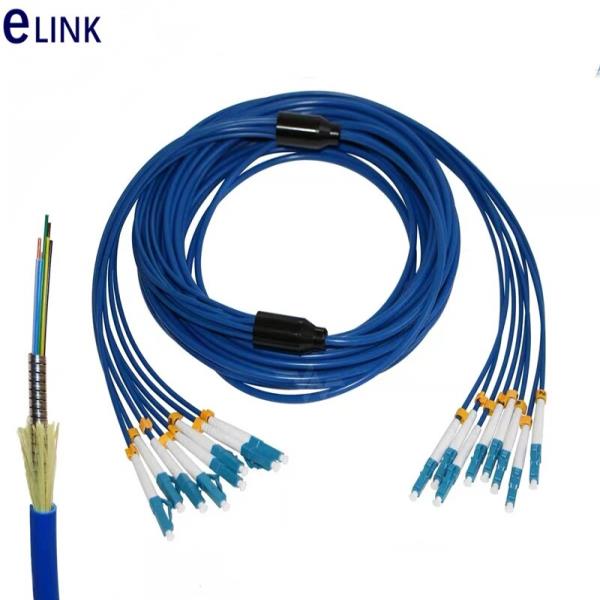 산업용 200mtr 12 코어 기갑 패치 SM 싱글 c 섬유 점퍼 ftth 케이블 ELINK : 아원상사