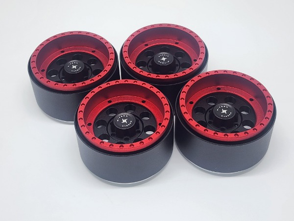 RC 1/10 1.9inch 알루미늄 메탈 커스텀 비드락 휠 (HTW1.9-C0107) : 에이치테크