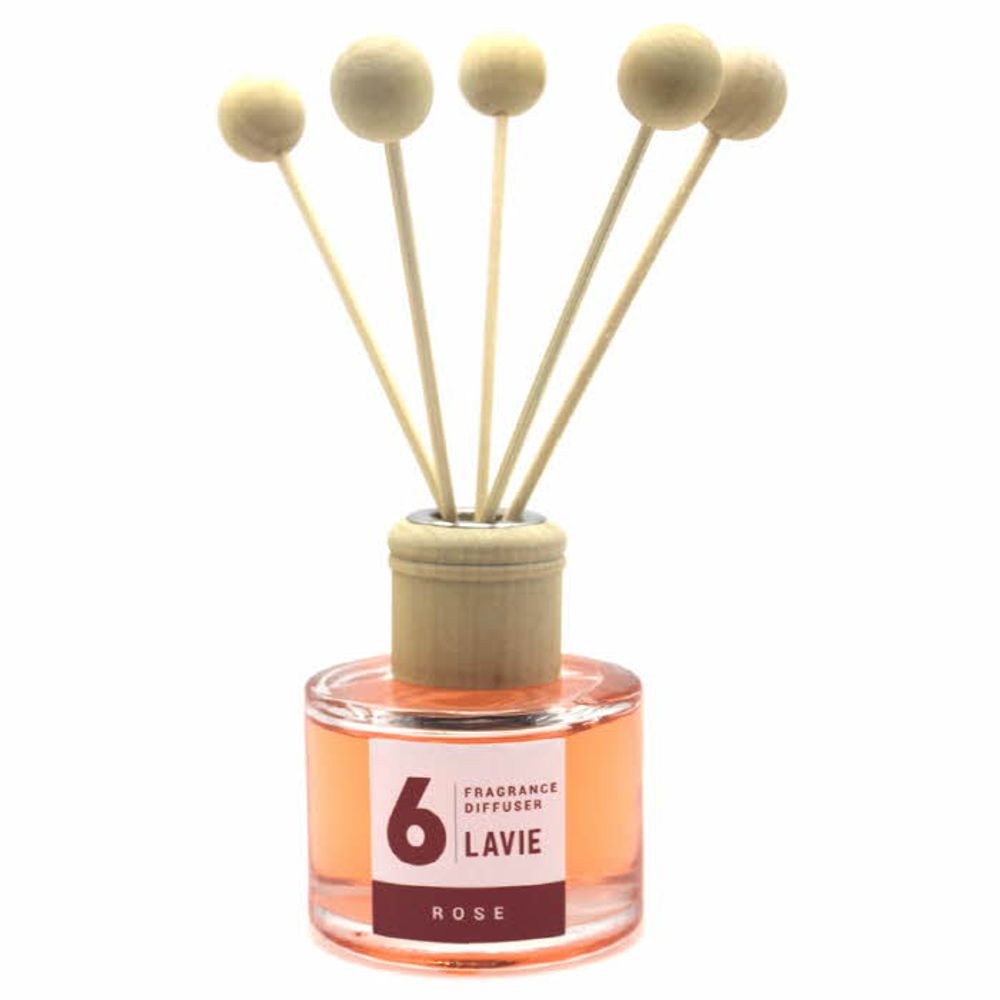 HT 차량용방향제 스페인방향제 LAVIE 라비에 리드디퓨져 120ml 06로즈 12935 아로마방향제 천연방향제 : 젠커머스