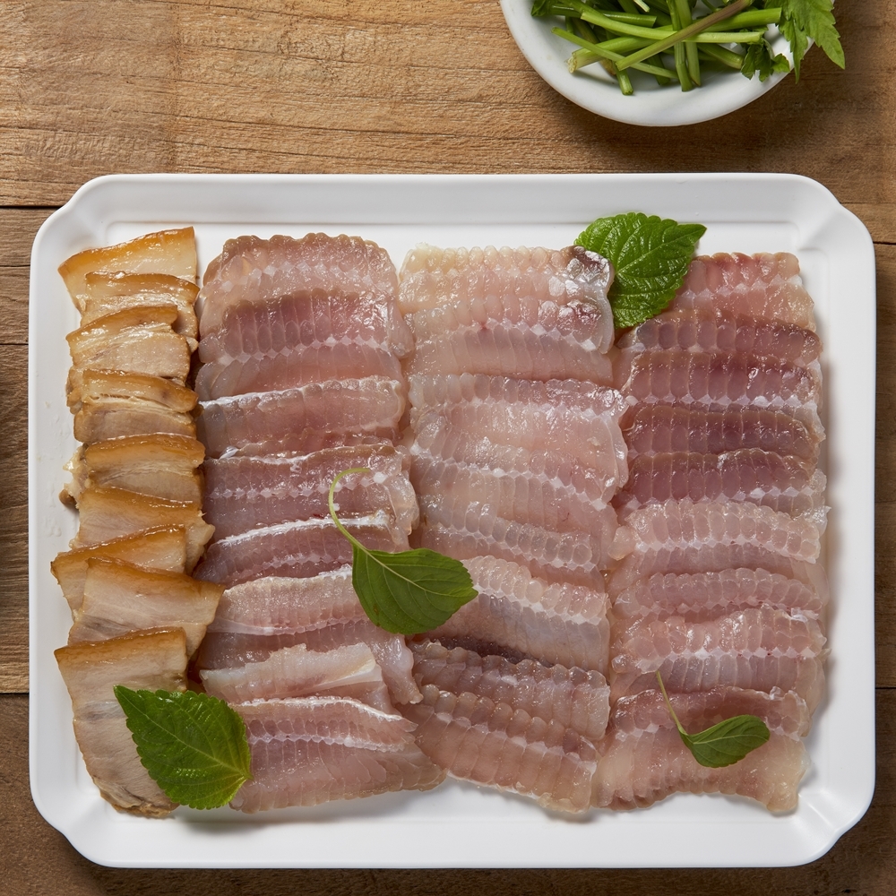 흑산도 홍어 애 삼합 회 국산 목포 맛집 삭힌 안삭힌홍어 산지직송 : 최고다농수산
