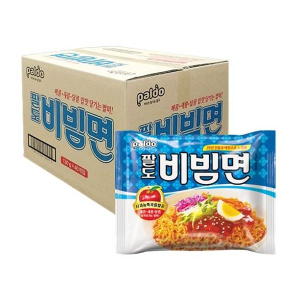 팔도 비빔면 40개 한박스 도매 대용량 식자재 식당 업소용 box 40봉 40입 : 한열상점