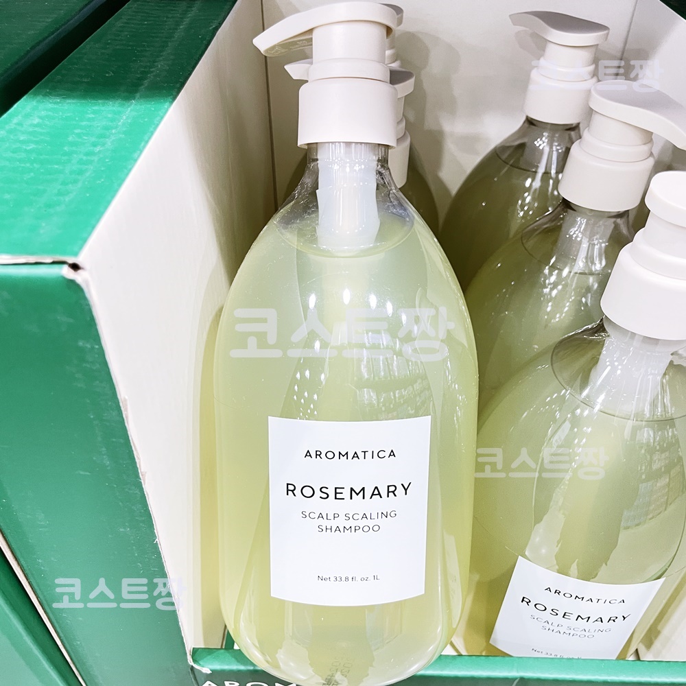 아로마티카 스칼프 샴푸 1000ML 대용량 로즈마리 스케일링 탈모 천연샴푸 : 코스트짱