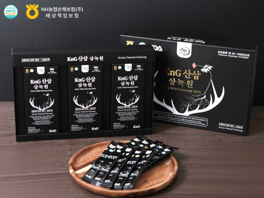 케앤지,KnG산삼 삼녹원 30포 (스틱형) : KnG산삼