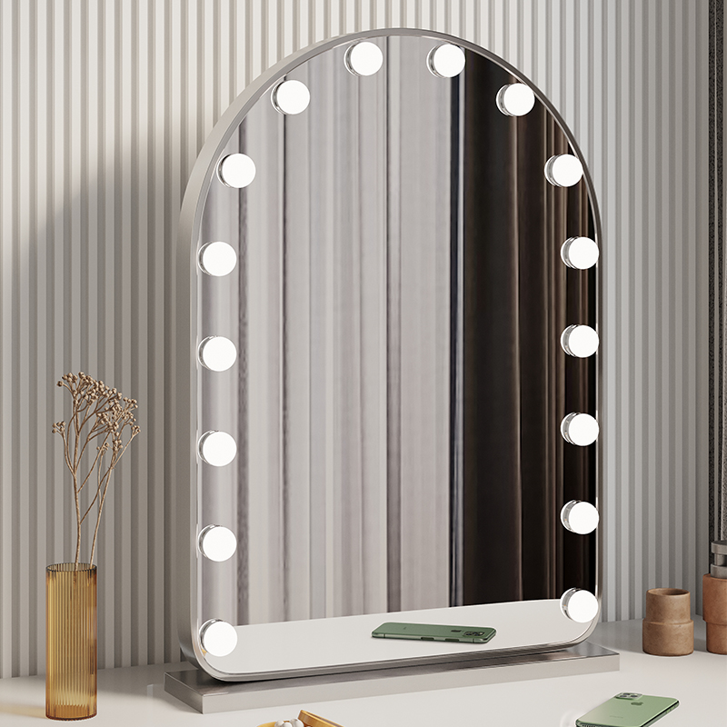 LED 화장대 거울 조명 탁상 확대 욕실 벽 걸이형 데스크탑 홈 침실 스마트 대형 : 하우지엄