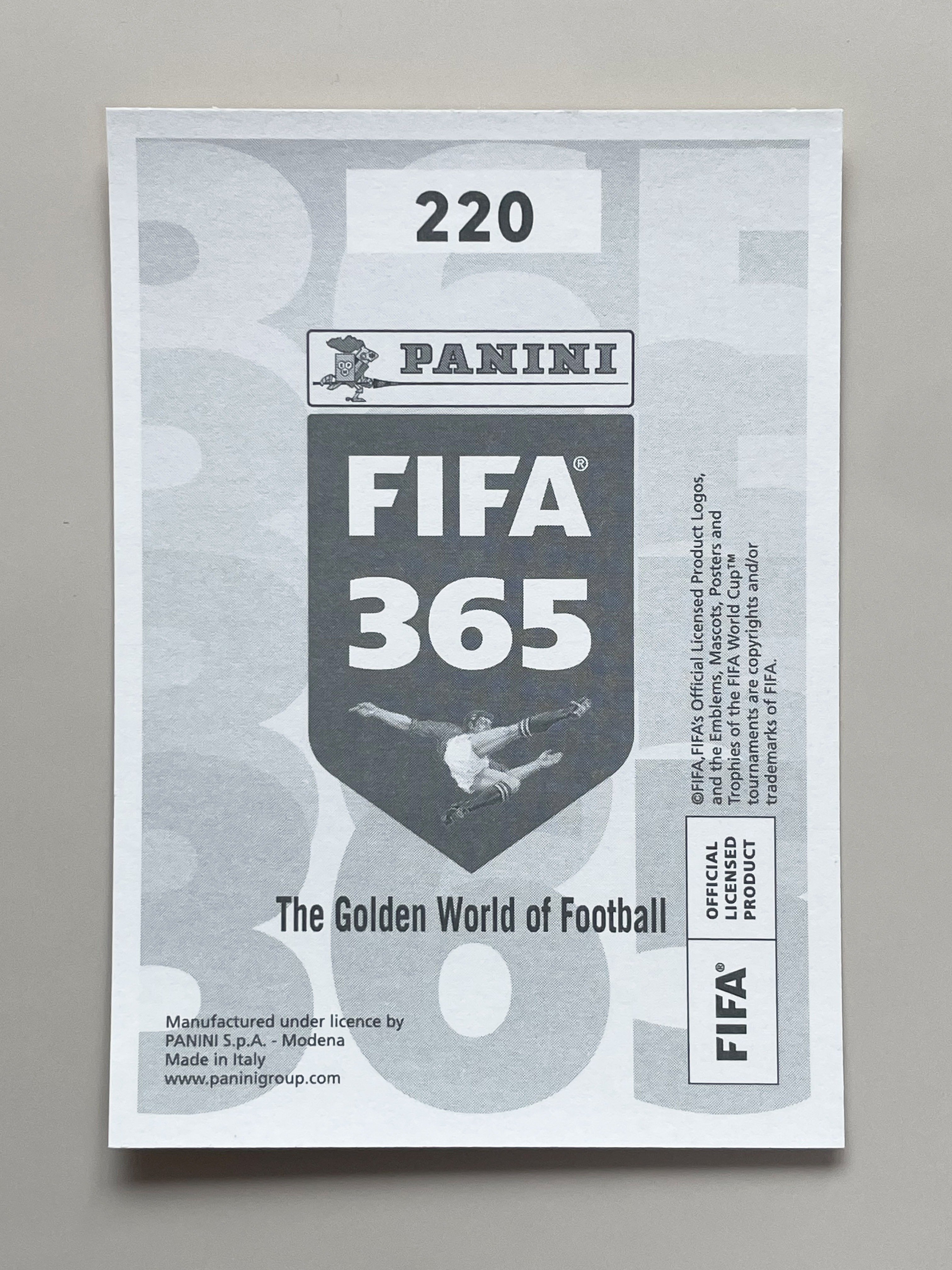 23 Fifa365 #220 Logo PSG : 플레어스포츠카드