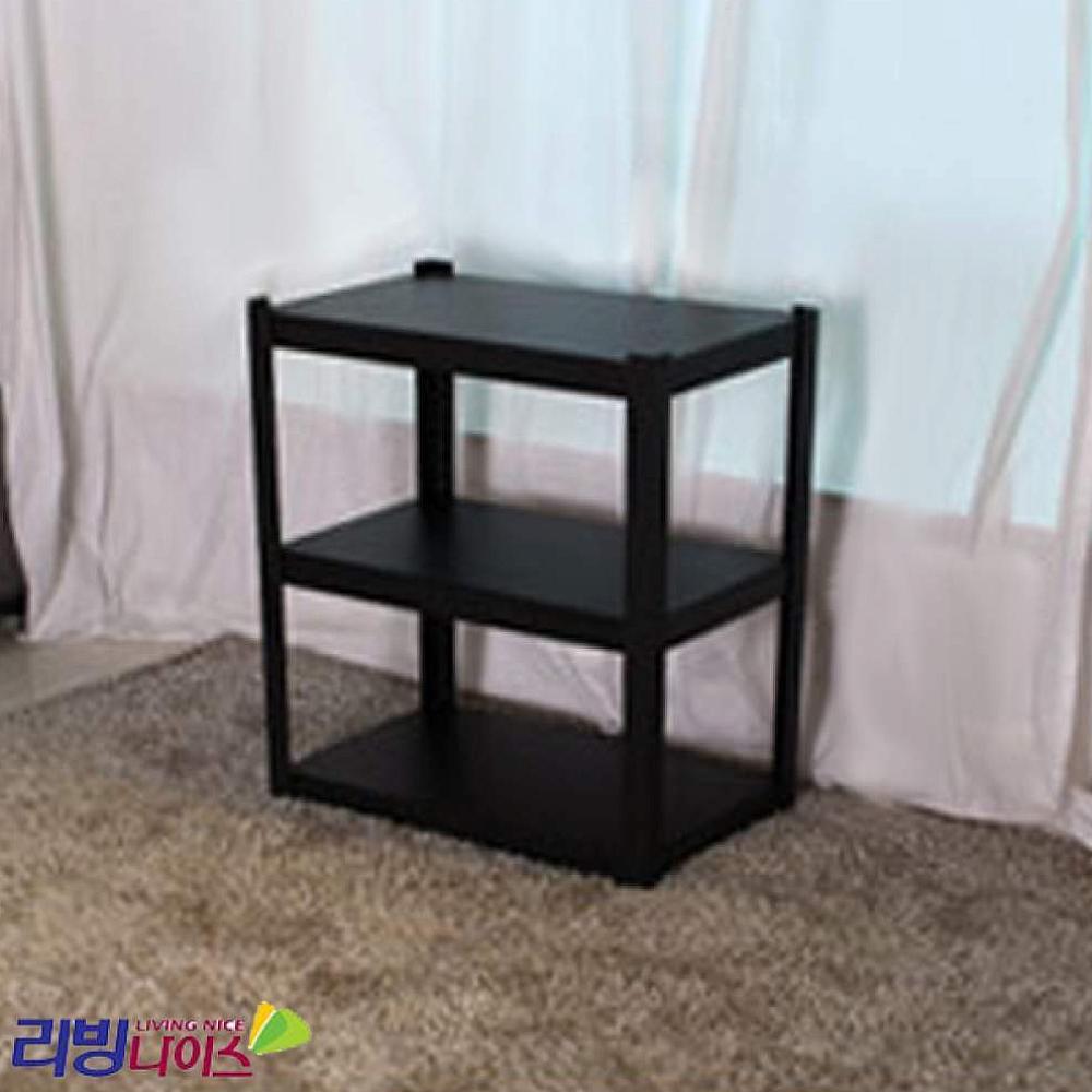 리빙나이스 고릴라랙 600x400x600 3단 블랙 : 뉴진로지스