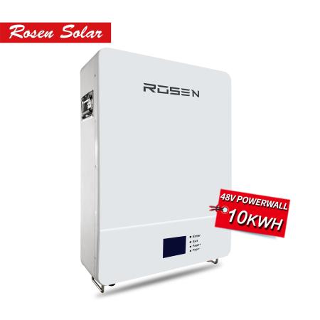 10Kwh Rosen 리튬 이온 배터리 Lifepo4 48v 200ah 전원 벽 태양열 저장 배터리 : 선아유통