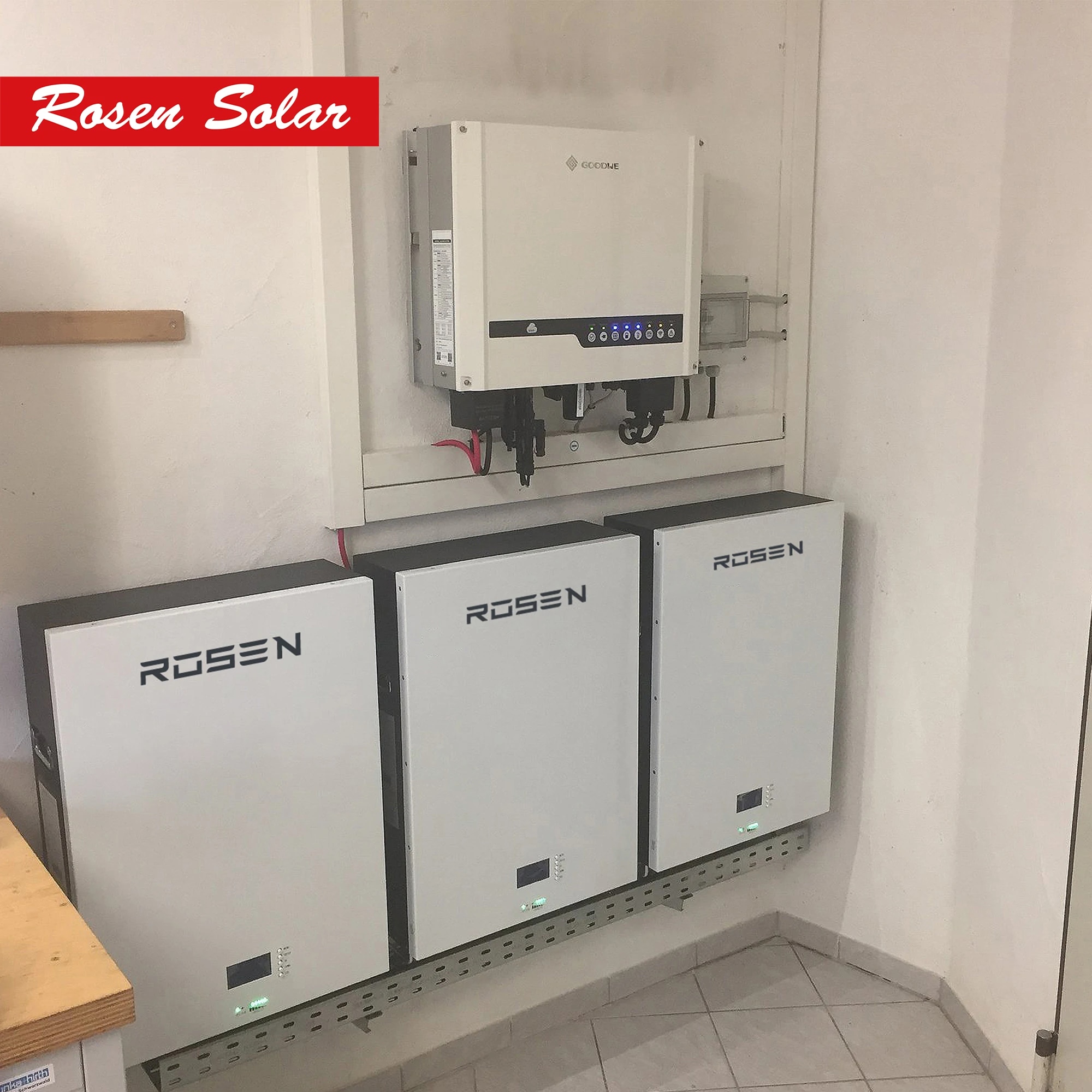 Rosen 리튬 배터리 48v 200ah 태양 전지, 리튬 폴리머 배터리 BMS : 선아유통