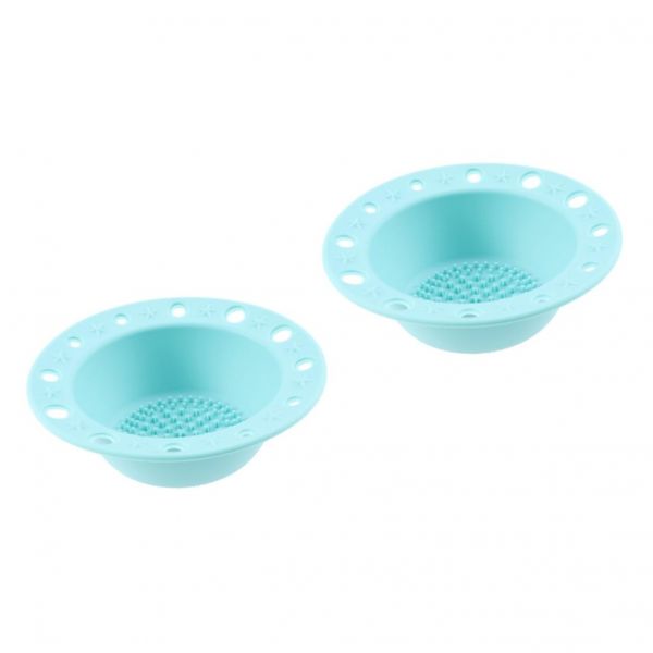 2pcs 실리콘 메이크업 어플리케이터 마스 파라 수 엘 칼라 콘 푸데 퍼펙트아메테 아투엔도스 클리너 매트 브러시 클리닝 패드 도구... 
