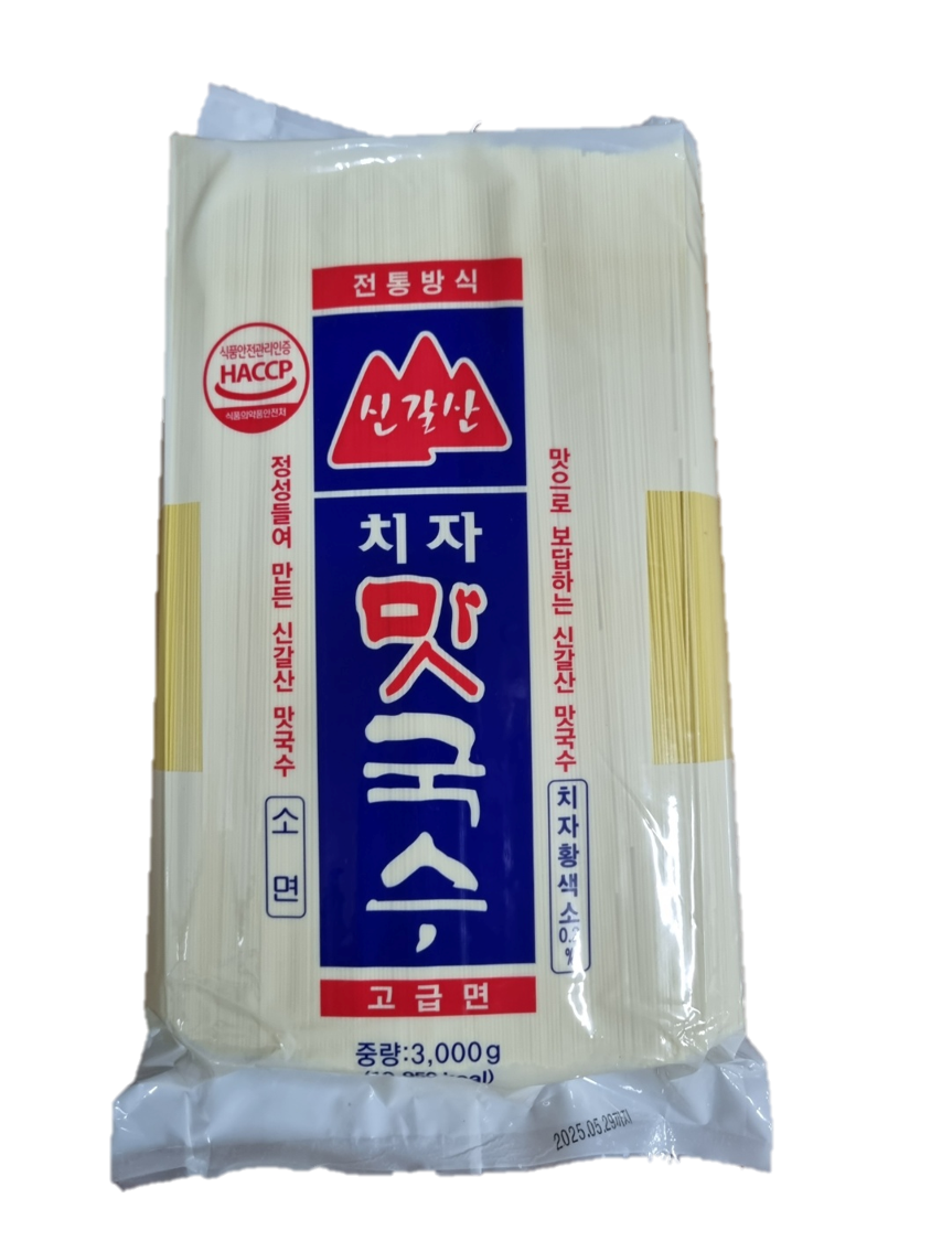 신갈산 치자 콩국수용면 3kg / 맛국수 : 곰표유통