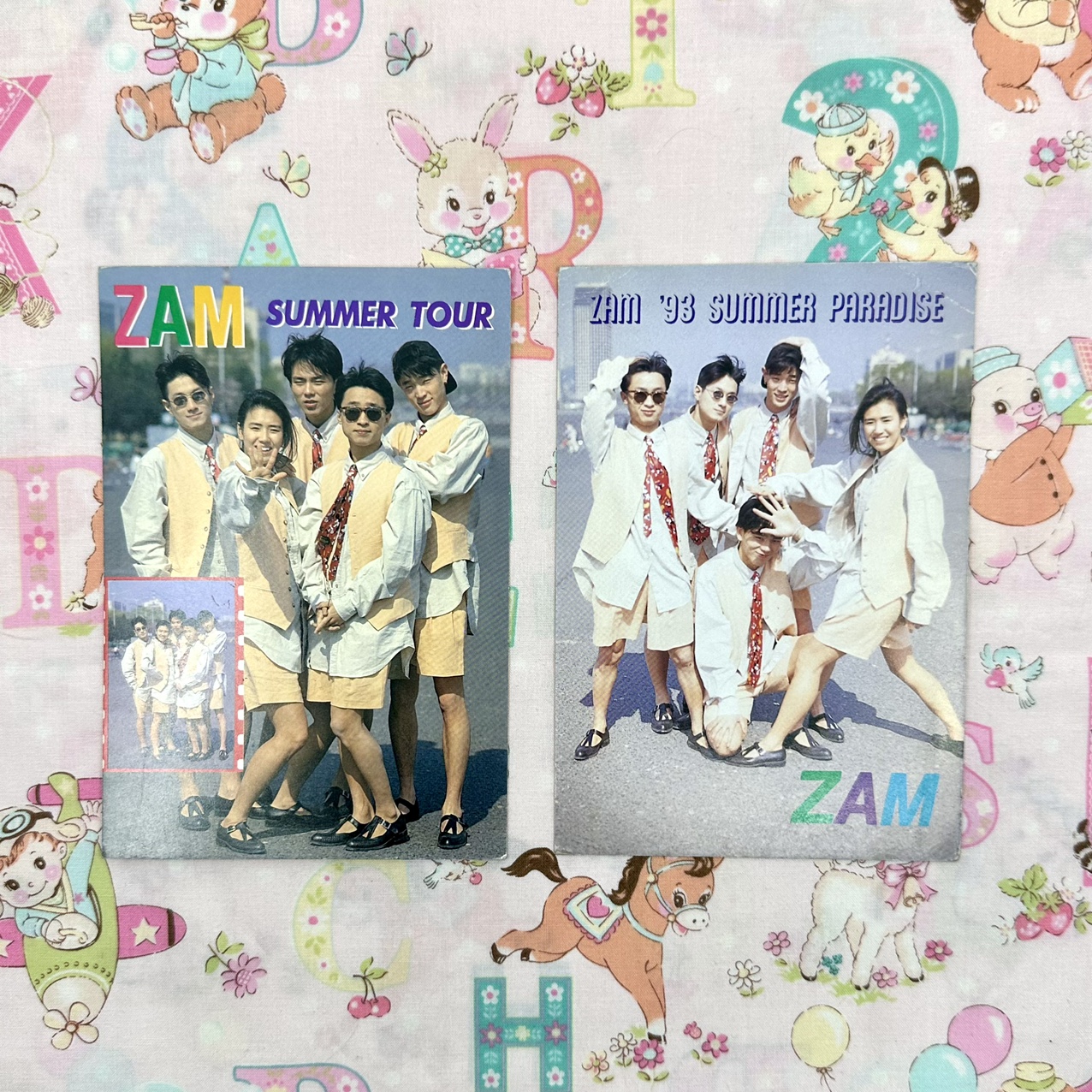 [고전문구] 90년대 인기스타 잼 포토 엽서 세트 : 복동이네 문방구