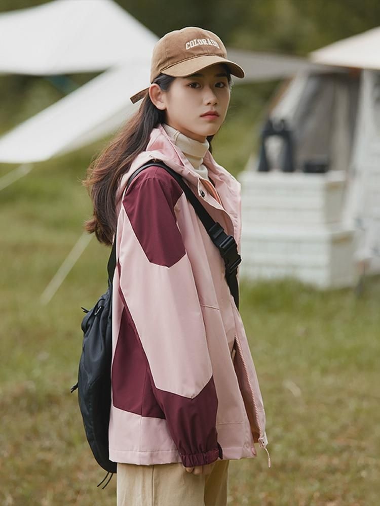 라샤벨 바람막이 자켓 커플후드 2023 가을겨울 신상 아웃도어 : 래더트론