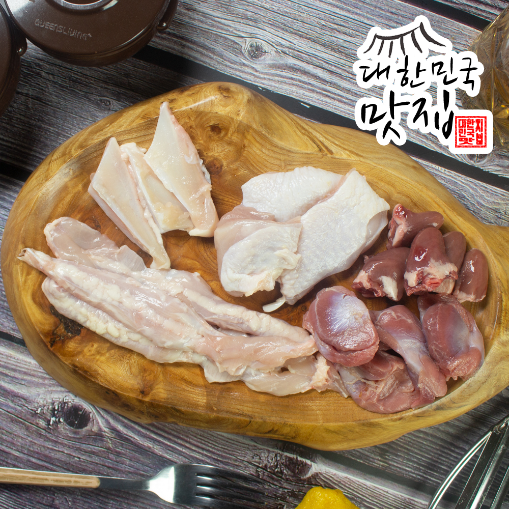 닭구이 모듬 구이 1kg - 염통 근위 조각정육 목살 닭연골 5종 모음 : 대한민국맛집