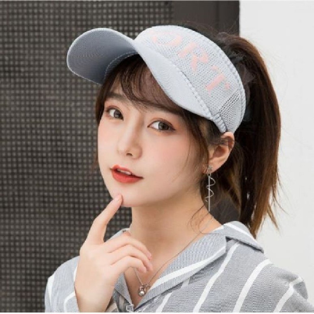 여자 여름 밴드 형 테니스 모자 여성 통풍 헤어 : HYUYA