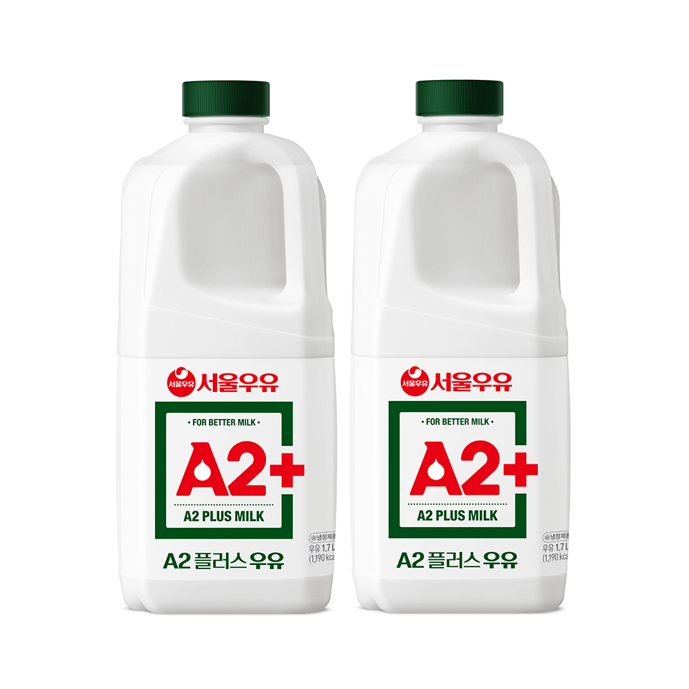 서울우유 A2+ 우유1700mL 2개 고단백우유 체세포수 1등급 : 우유팡