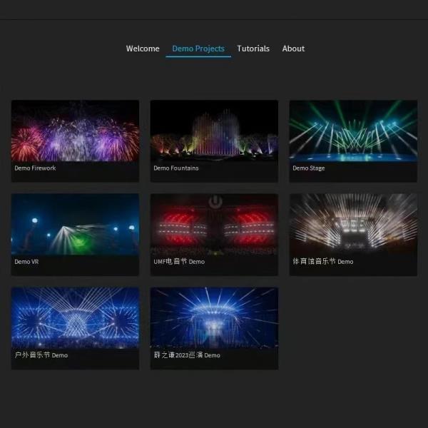 분수 레이저용 무대 조명 싱크로놈 풀 모듈, FX 애니메이션 제어, DMX 라이트 스테이지, 새로운 Depence R3 동글 : 천월종합유통