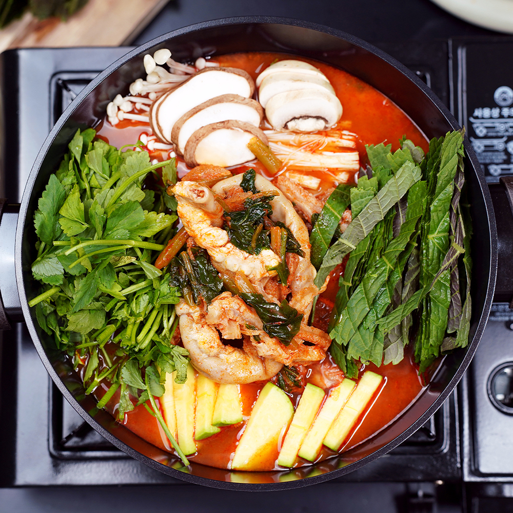 전라도청년 시래기 소곱창전골 캠핑 요리 밀키트 술안주 맛집 : 전라도청년