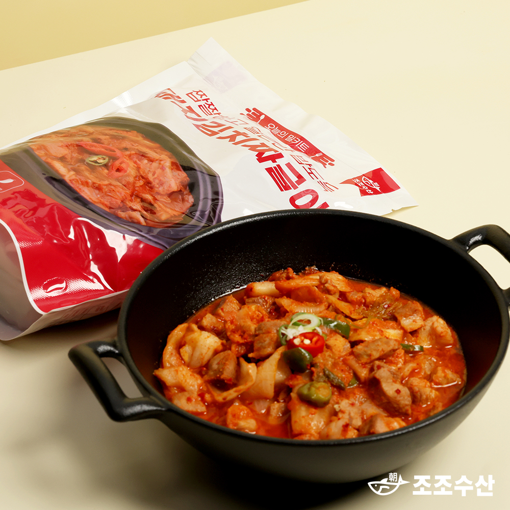얼큰칼칼 돼지고기 김치짜글이 600g(2인분) : 조조수산