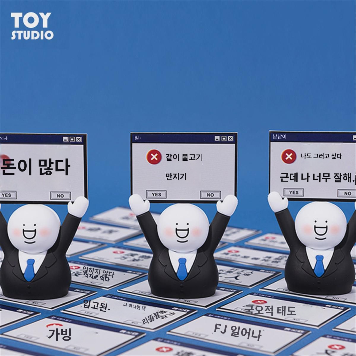 샤오란 G 뚱뚱한 메모 클립 장 큐트 모래 조각 테이블 장 사무실 명함 케이스 전시 장 : 가빈플레
