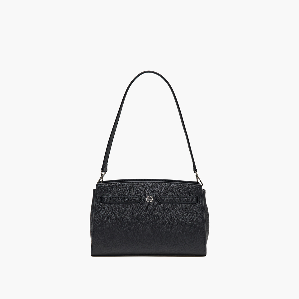 ELEGANCE PARIS 소가죽 숄더백 BSSH003 BSSH003A_블랙 : 엘레강스 공식스토어