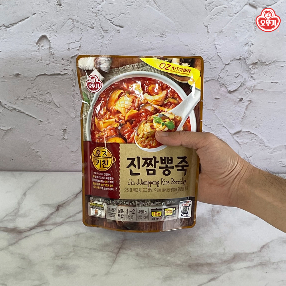 오뚜기 죽 오즈키친 진짬뽕죽 450g 17종 간편식 즉석 간편 용기 죽 : 다누림글로벌