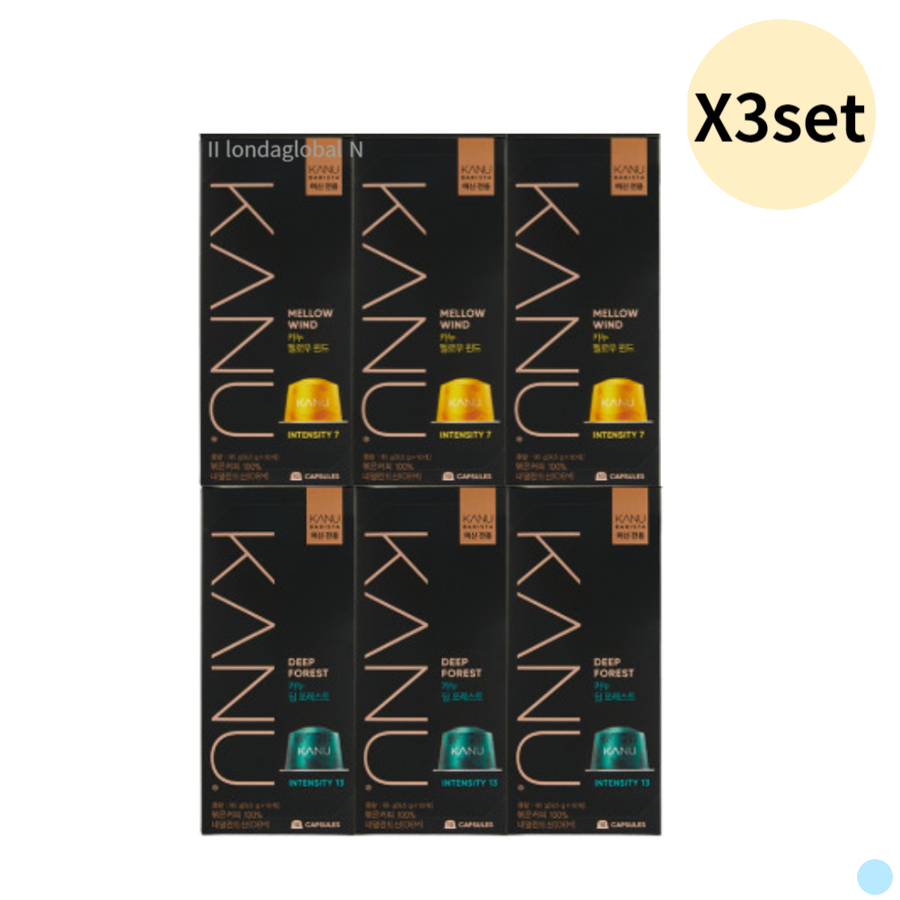 카누 바리스타 캡슐 커피 멜로우 딥포레스트 9+9팩 : 하이하이글로벌