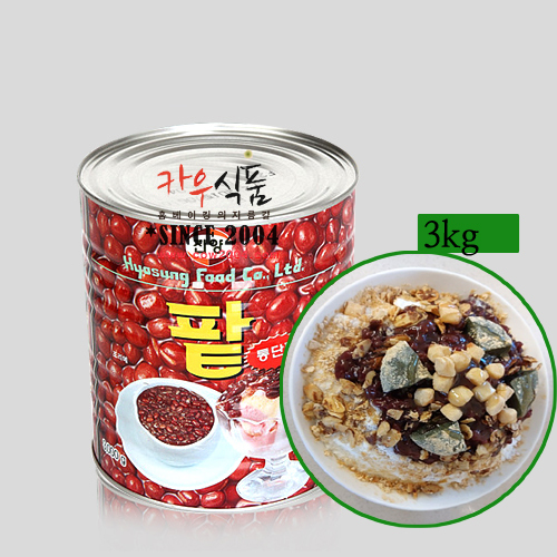 진양빙수팥 3kg : 카우식품베이킹