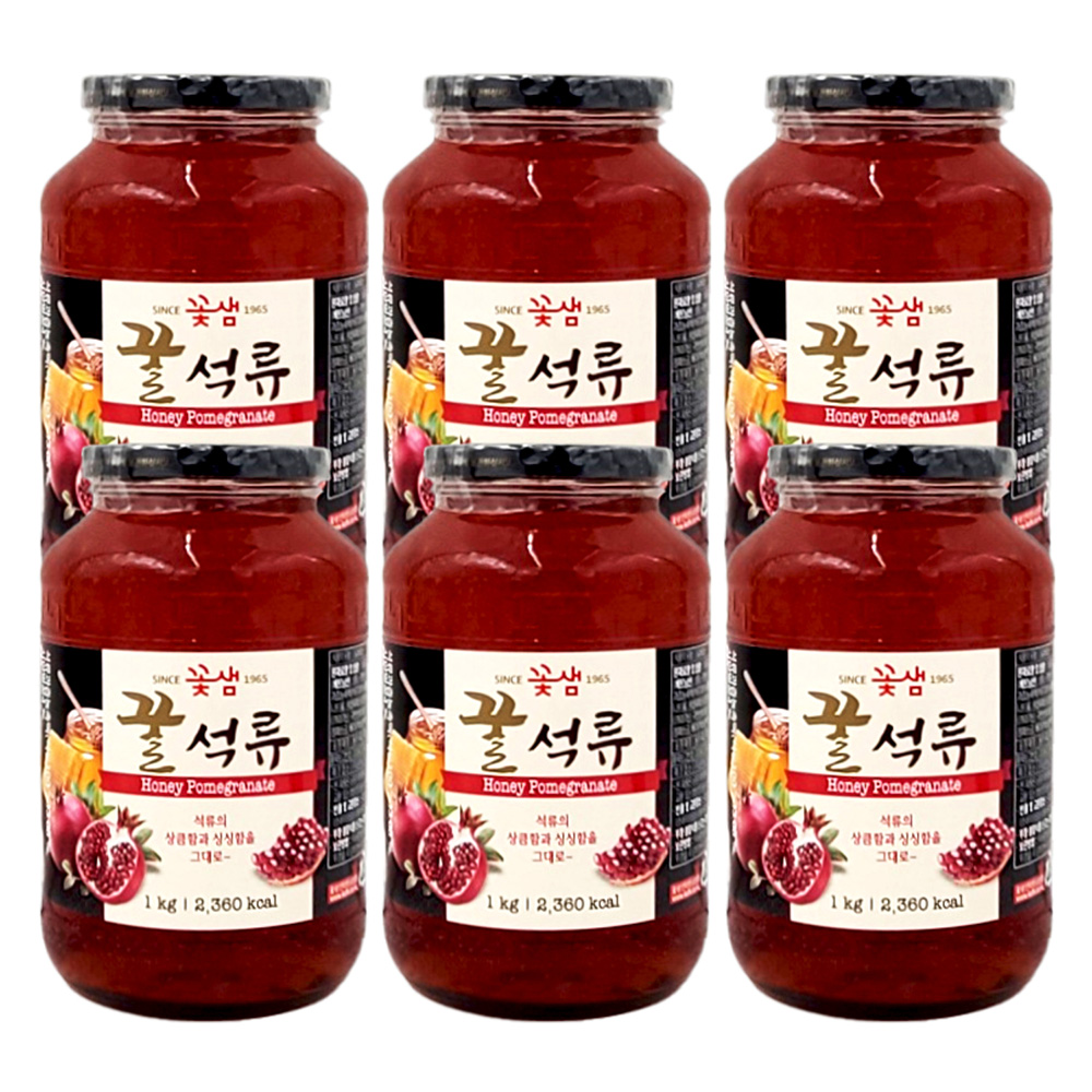 꽃샘 꿀석류차 1kg/6개 : 푸드아트