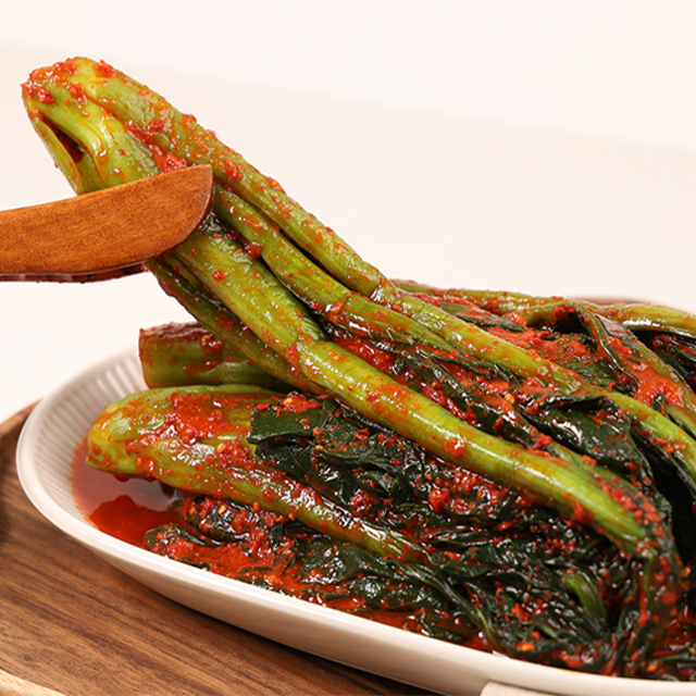 셰프애찬 여수 돌산 갓김치 1kg+1kg : 셰프애찬