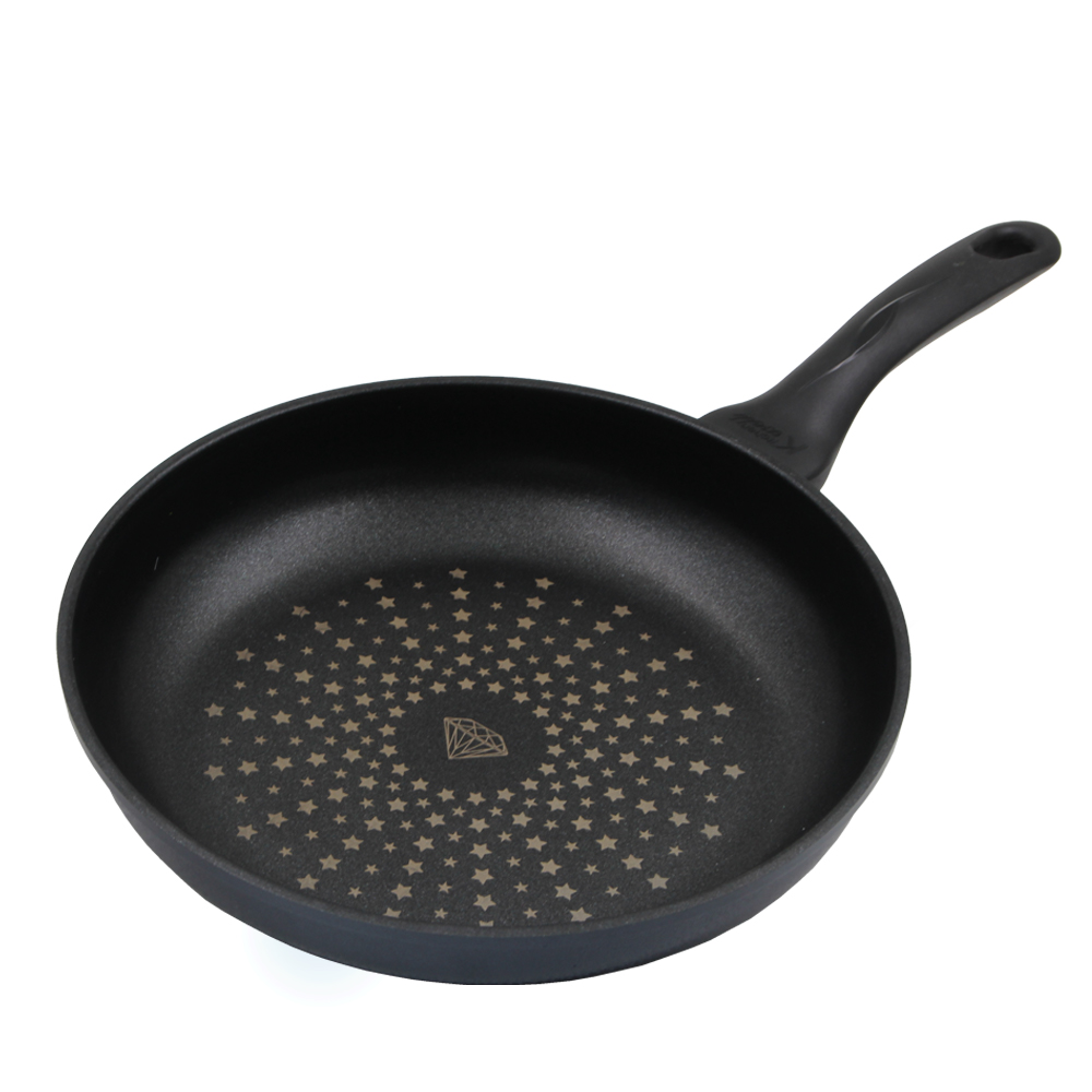 키친웰 셰프요리 다이아몬드코팅 프라이팬 28cm, 네이비 : 동진셰프