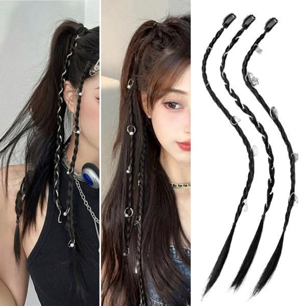 메탈땋은머리헤어피스 : 풀문shop