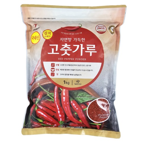오에스농산 자연향 가득한 고춧가루 1kg/국내산,굵은,김장용 : 선진쉐프스토리식자재