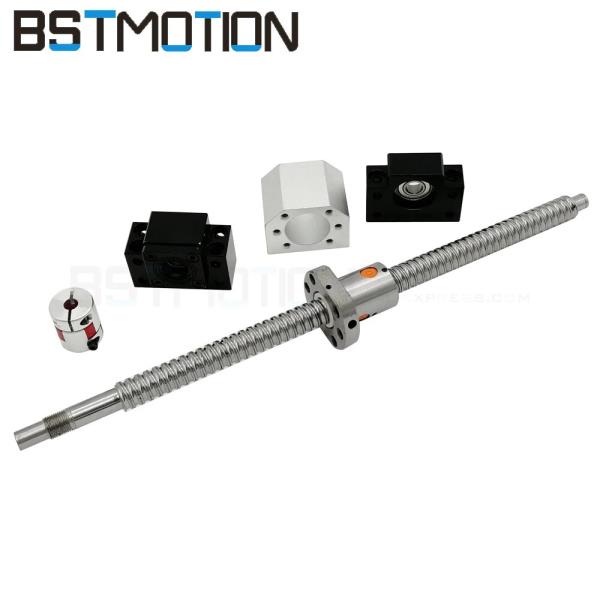 2010 볼 스크류 샤프트 SFU2010 너트 하우징 BK15 BF15 지지대 조 링 300mm ~ 1500mm : 백호무역사