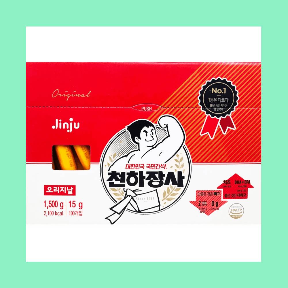 천하장사 오리지널 소시지 부드러운 1500g 100개입 : 채스토어