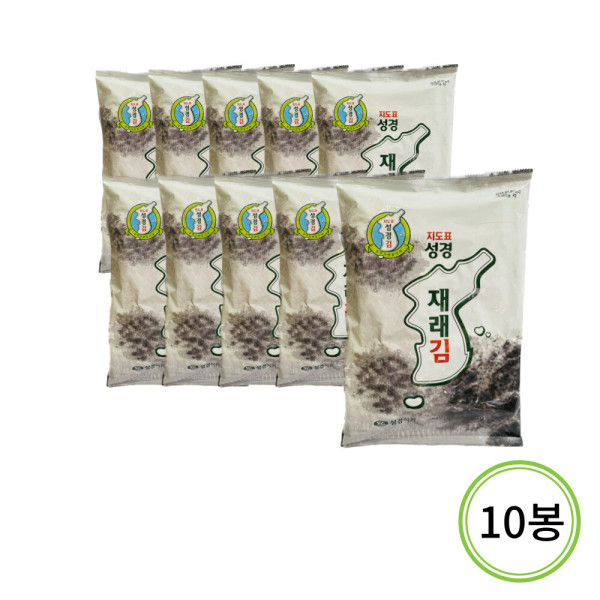 [지도표 성경김] 재래 전장김 60gx10봉 : 서천원조 불맛김 본사몰