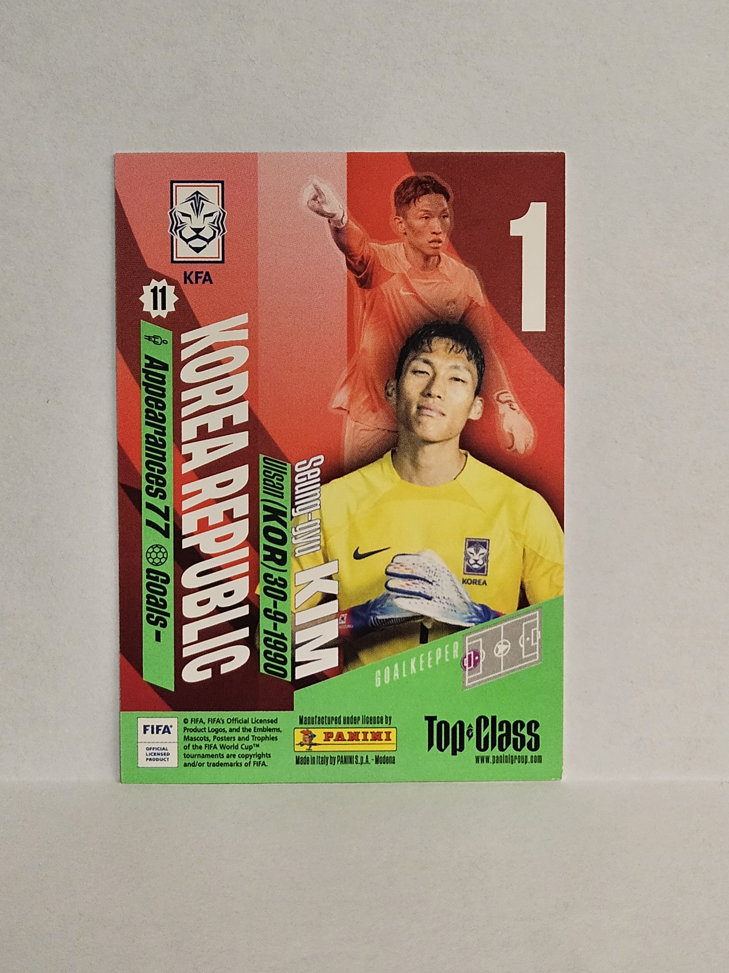 8. 김성규 ( KOREA ) Panini Top Class 2024 파니니 탑클래스 2024 : 캠핑토이