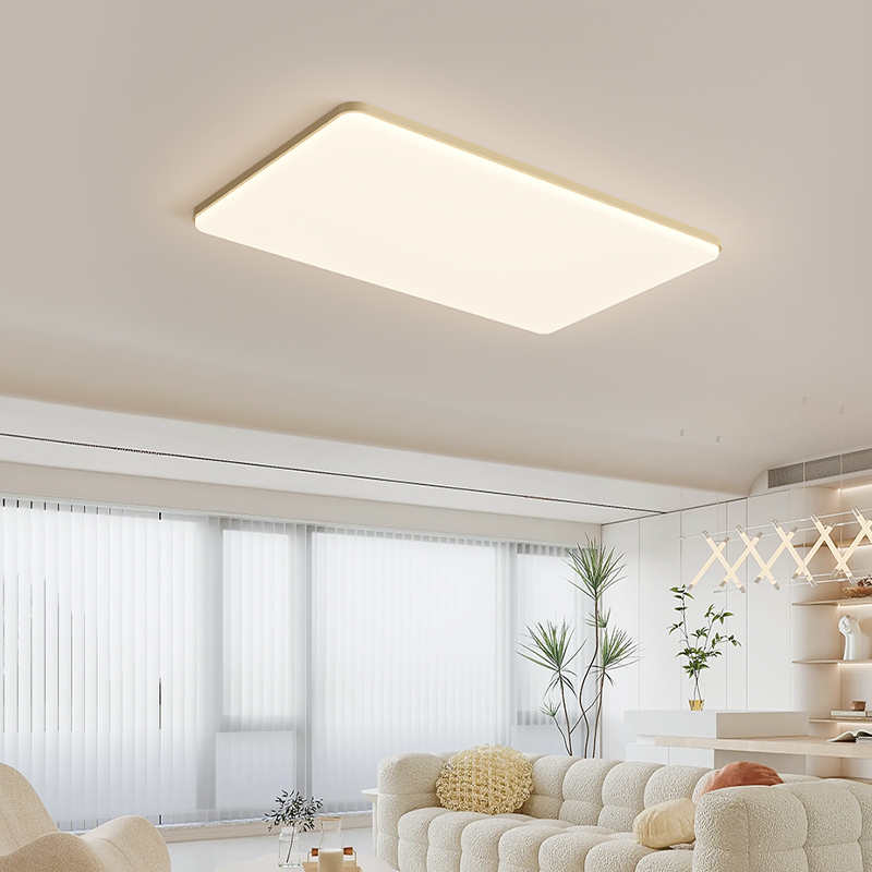천장 조명 거실 LED 방등 주방 인테리어 초박형 미니멀리스트 메인 프랑스 크림 스타일 : 하우지엄