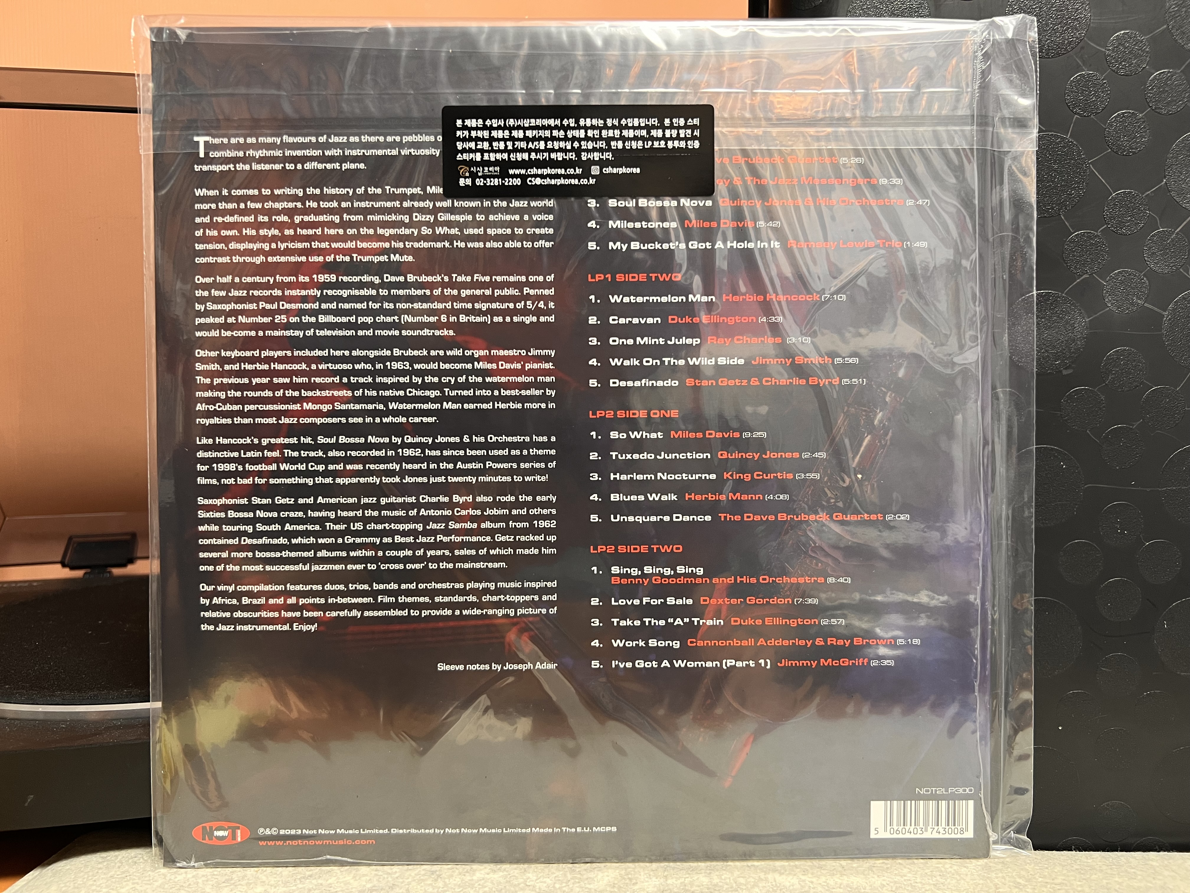 인기 재즈 연주곡 모음집 (The Very Best Of Instrumentals) 2LP : 옥토셀