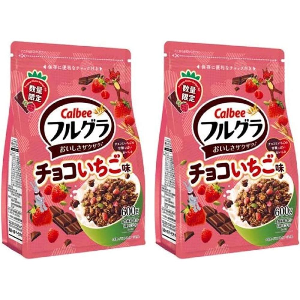 일본 후루그라 초콜릿 딸기 맛 600g 2봉 세트 그래놀라 : WIP cabinet