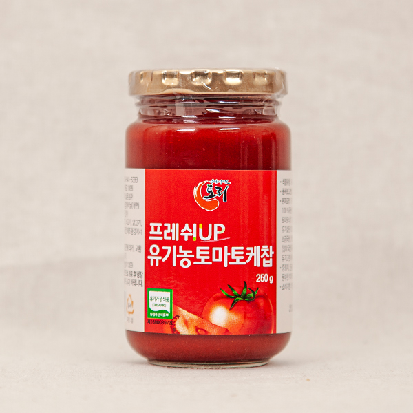 두레생협 토리식품 유기농 토마토케찹 (250g) 무첨가 케찹 : 우브마켓