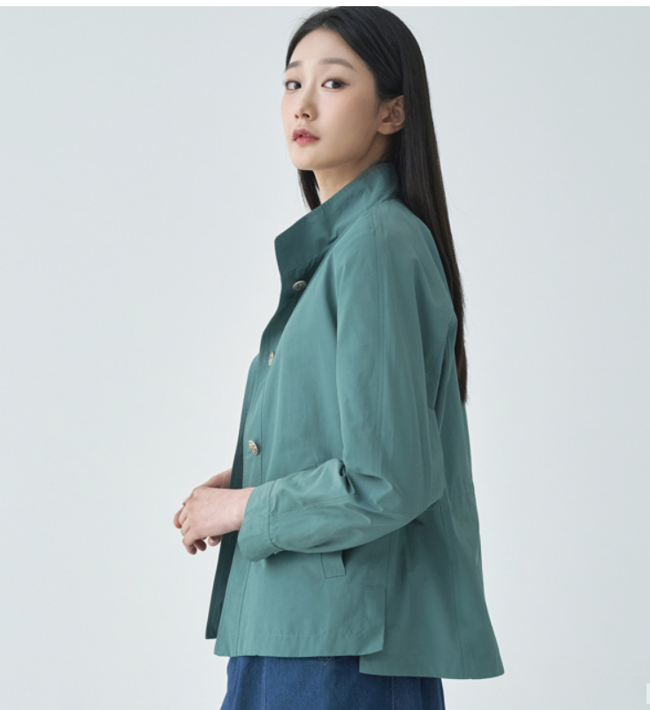 [지센]여성 밴드넥 사파리 재킷 코트 2색 LCCAO330 : 지센 창원합성점